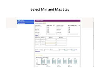 Select Min and Max Stay