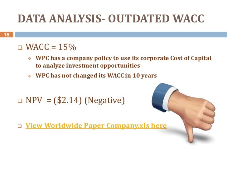 Worldwide paper company (Case Study)