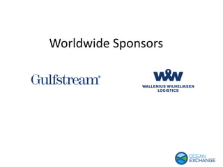Worldwide Sponsors
 