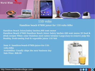 220 volt appliances | PPT