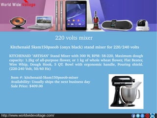 220 volt appliances | PPT