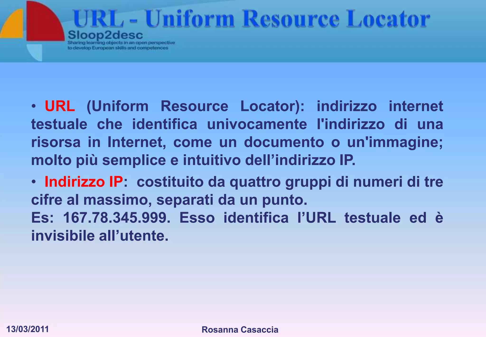 30 aprile 1993: il CERN decide di mettere il WWW a disposizione del pubblico rinunciando ad ogni diritto d'autore: nasce l’ "era del web".LA NASCITA DEL WEBHome page del primo sito webhttp://www.w3.org/History/19921103-hypertext/hypertext/WWW/TheProject.htmlIl computer utilizzatoda Lee per realizzareil primo server web