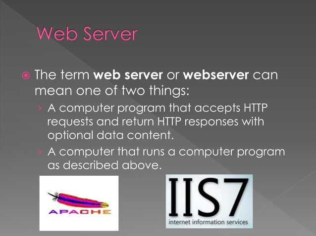 World wide web architecture presentation