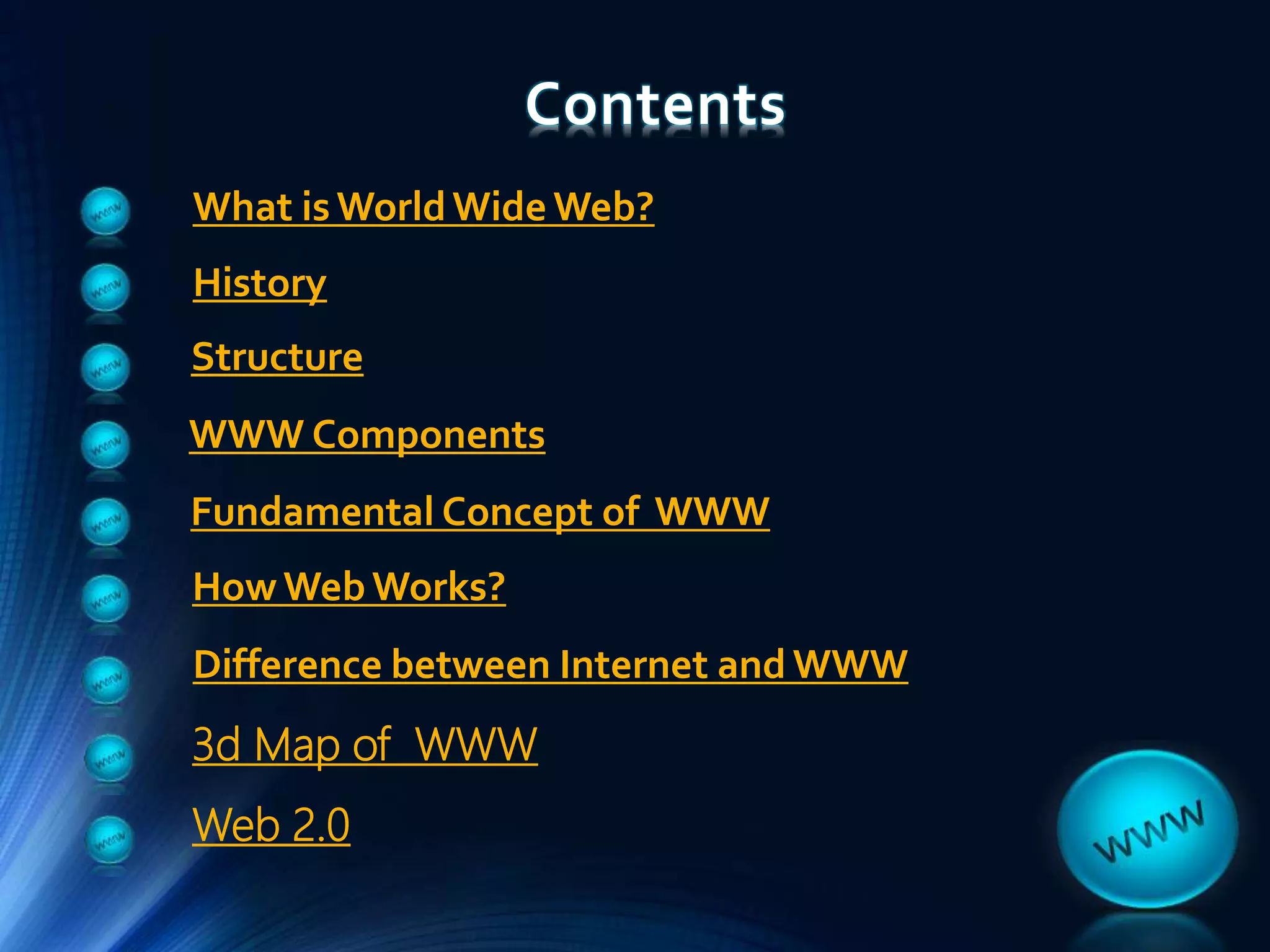 World wide web ppt | PPTX