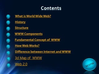 World wide web ppt | PPTX | Web Design and HTML | Internet