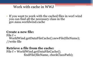 World wind java sdk in progess | PPTX
