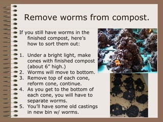 Worm composting mac final | PPT