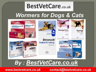 Wormers for Dogs & Cats




     By : BestVetCare.co.uk
www.bestvetcare.co.uk   contact@bestvetcare.co.uk
 