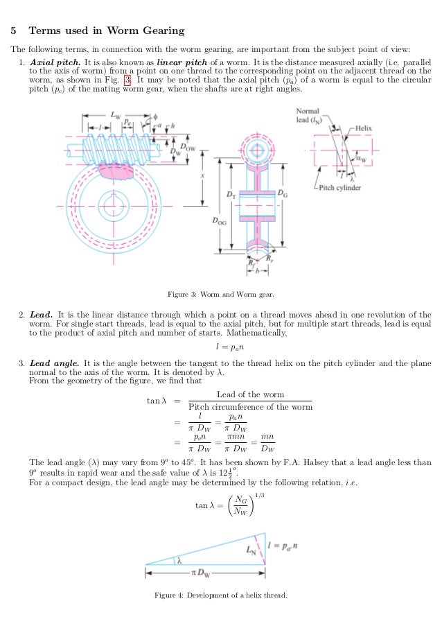 Worm gears