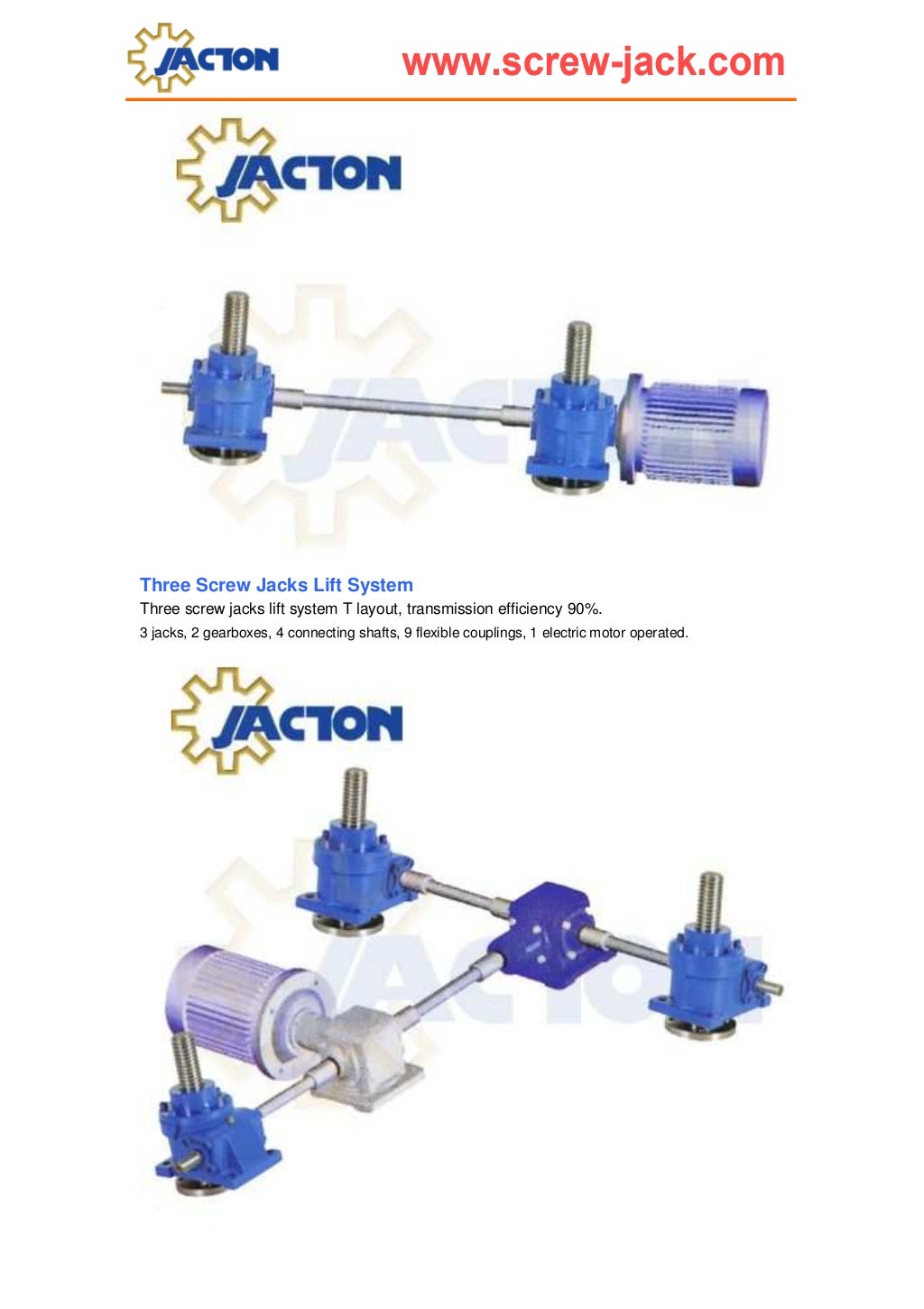 Worm gear system for lift, worm gear systems for lift, screw jack table