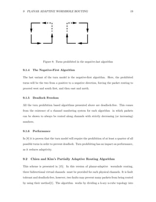 Deadlock Preventive Adaptive Wormhole Routing on k-ary n-cube Interconnection Networks