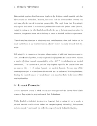 Deadlock Preventive Adaptive Wormhole Routing on k-ary n-cube Interconnection Networks