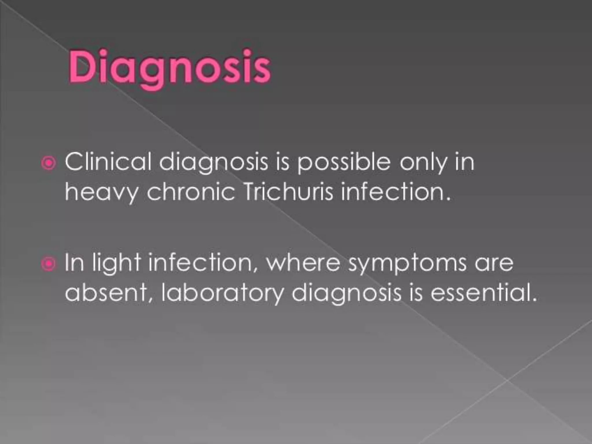 Worm infestation:tape worm and hook worm
