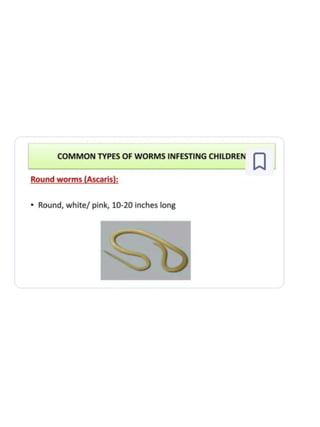 Infested Body WWorm infestation refers to the presence of parasitic worms (helminths ...
