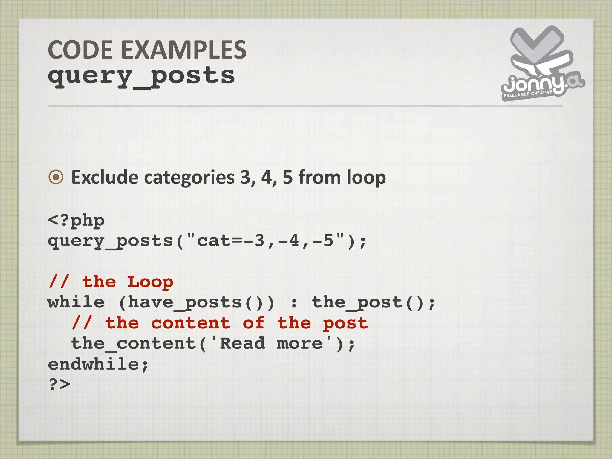 WordPress Is Not A Blog from WordCamp UK 2008