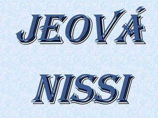 JEOVÁ NISSI 