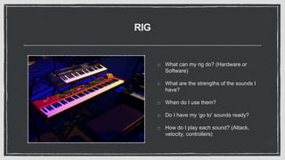 Keyboard Rig Church Worship Keyboards Workshop | PPTX