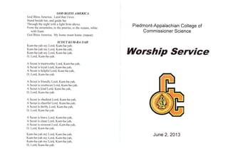 PACCS Worship Service