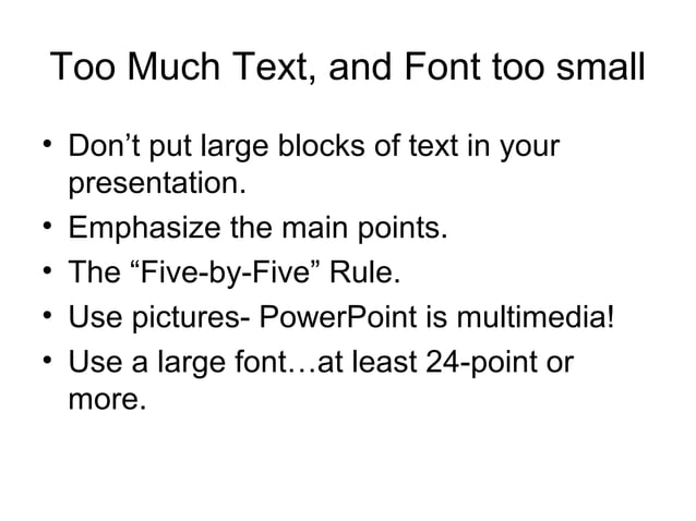 Worst PowerPoint Presentation Ever? | PPT