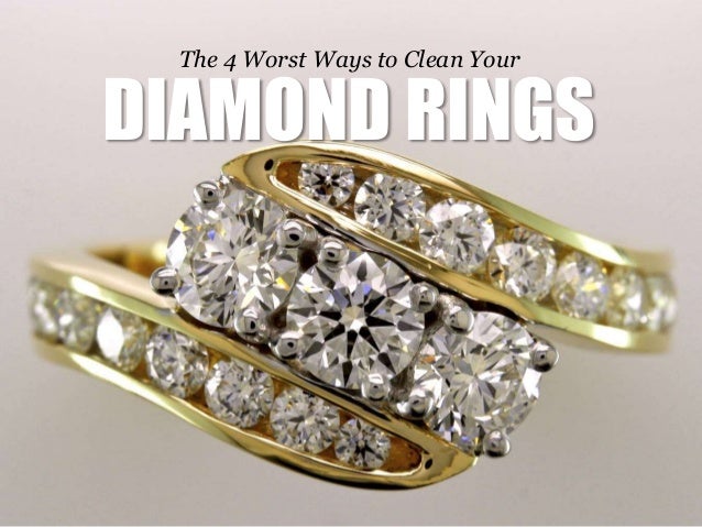 ways to clean diamond ring