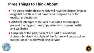 Digital Health Applications and Hospitals of the Future | PPTX