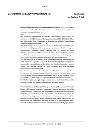 Seite 312




Stellungnahme des LANUV NRW zum HKW Herne                                              zu Anlage 9
                                                                                Herr Gödeke, S. 147




               Erörterungstermin Grosskraftwerk Mannheim AG, 26. - 28.11.2008
 