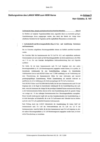 Seite 315




Stellungnahme des LANUV NRW zum HKW Herne                                              zu Anlage 9
                                                                                Herr Gödeke, S. 147




               Erörterungstermin Grosskraftwerk Mannheim AG, 26. - 28.11.2008
 