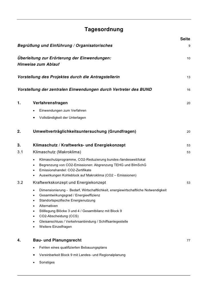 Wortprotokoll Eroerterung
