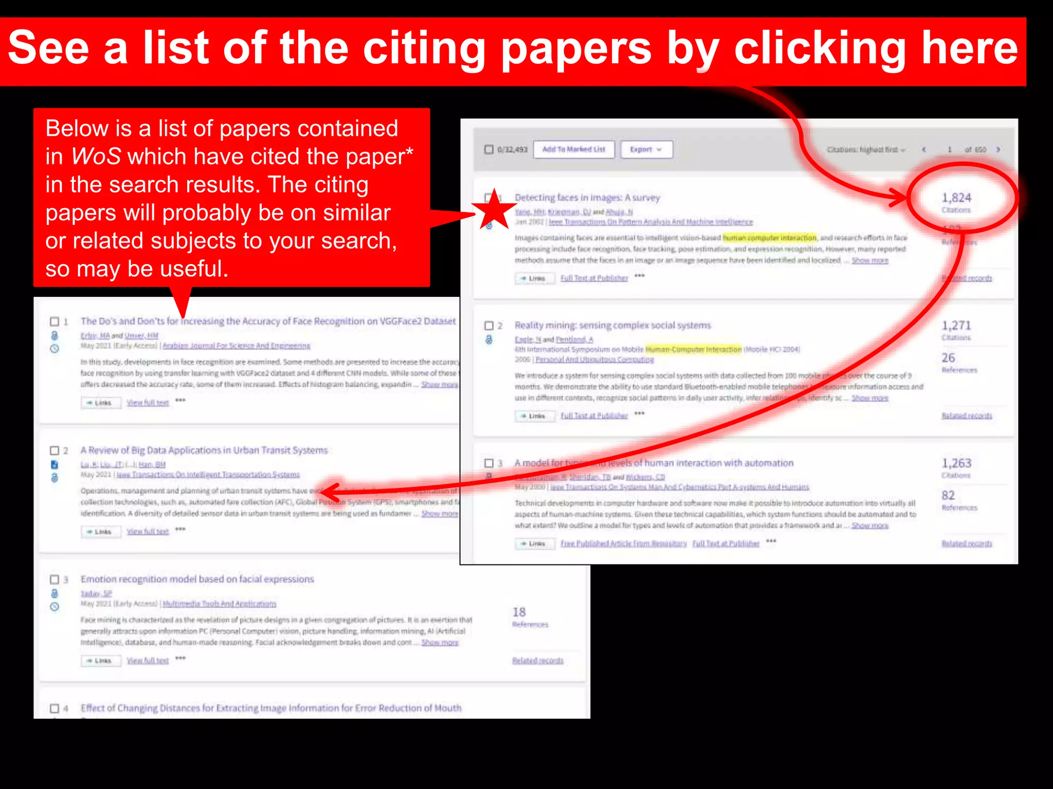 See a list of the citing papers by clicking here
Below is a list of papers contained
in WoS which have cited the paper*
in the search results. The citing
papers will probably be on similar
or related subjects to your search,
so may be useful.
 