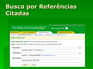 Busca por Referências Citadas 