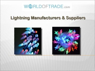 Lightning Manufacturers & Suppliers 