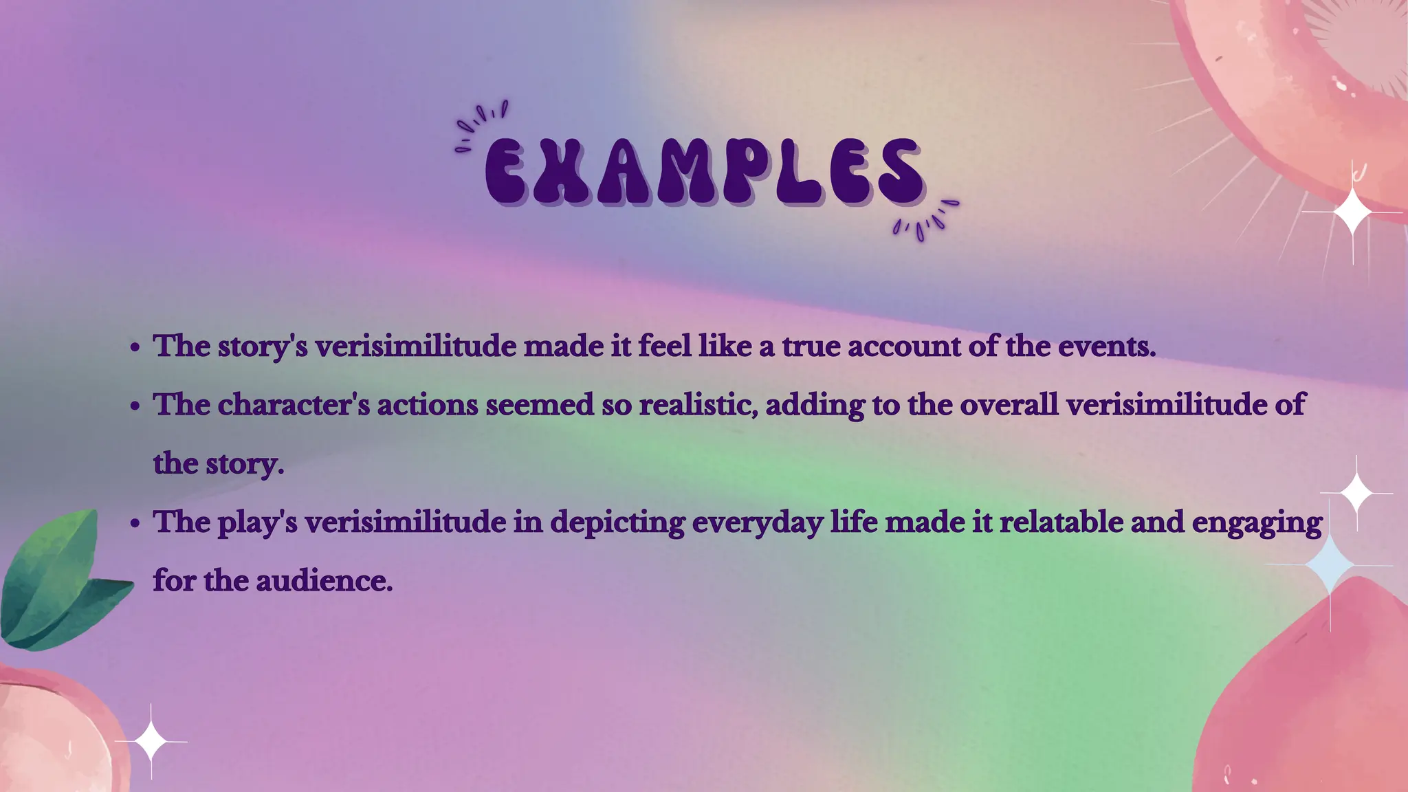 word of the day verisimilitude reading w | PDF