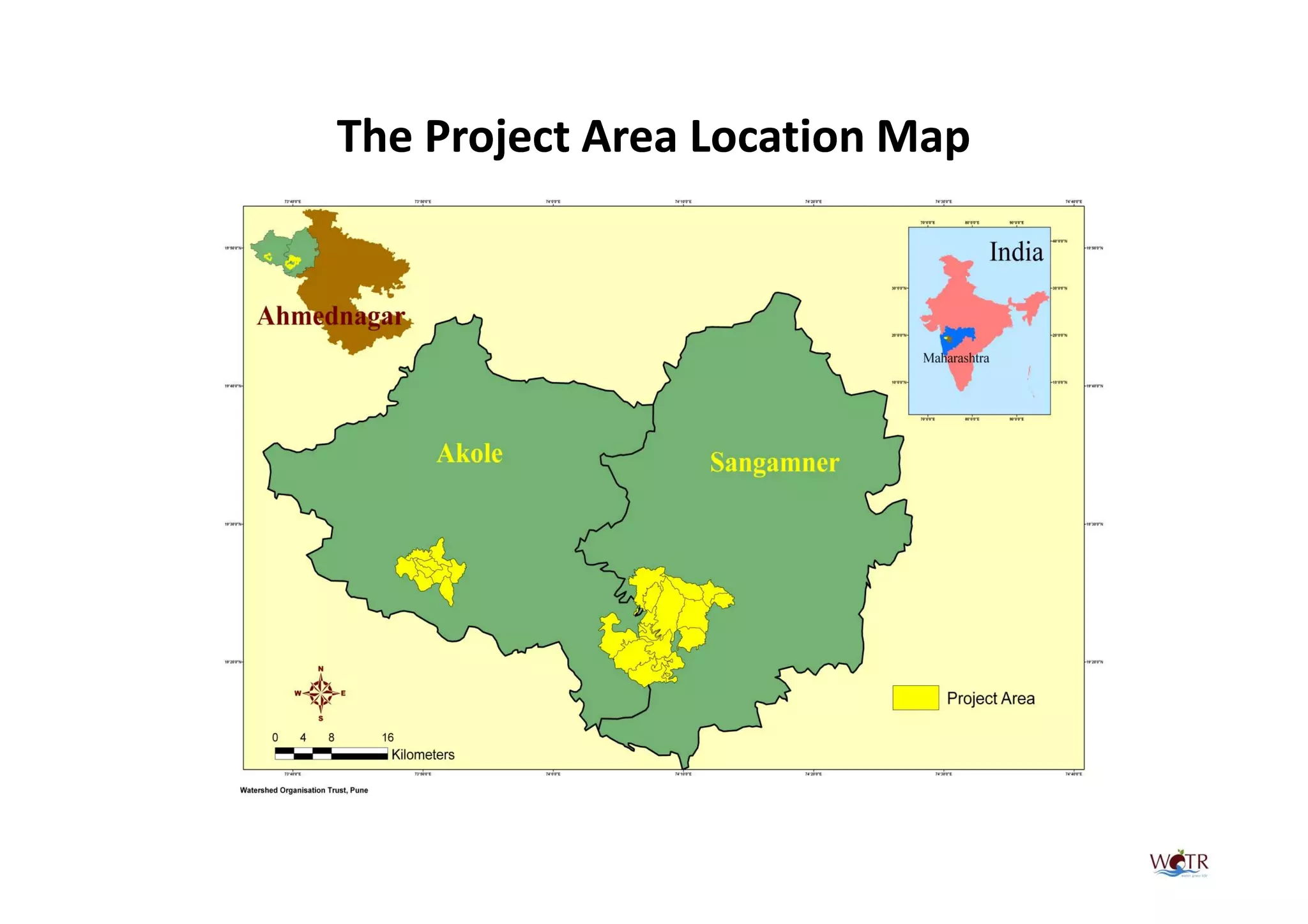 The Project Area Location Map
 