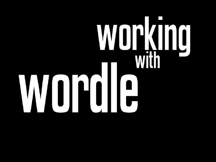 Wots of ways to work with Wordle