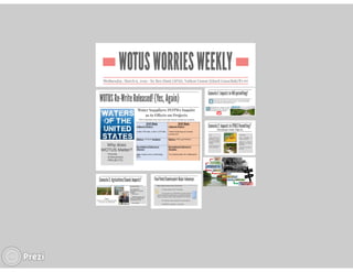 WOTUS Worries Weekly - Nathan Vassar and Rex Hunt