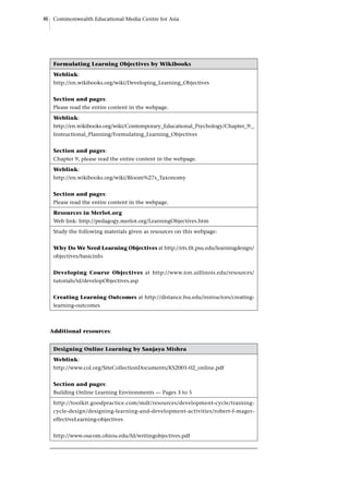 Professional Development Programme on OER-based e-learning | PDF