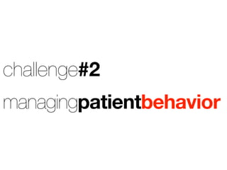 challenge#2
managingpatientbehavior
 