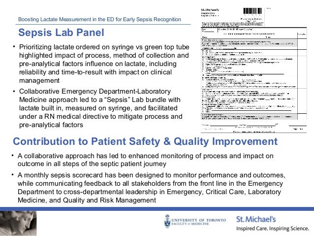 sepsis in the emergency department improvements Westmead emergency department leading the fight against sepsis 06 feb 2014 sepsis is a world-wide public health issue which claims thousands of lives each year. sepsis in the emergency department improvements Westmead emergency department leading the fight against sepsis 06 feb 2014 sepsis is a world-wide public health issue which claims thousands of lives each year.