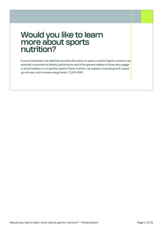 Would you like to learn more about sports nutrition - Presentation_2.pdf