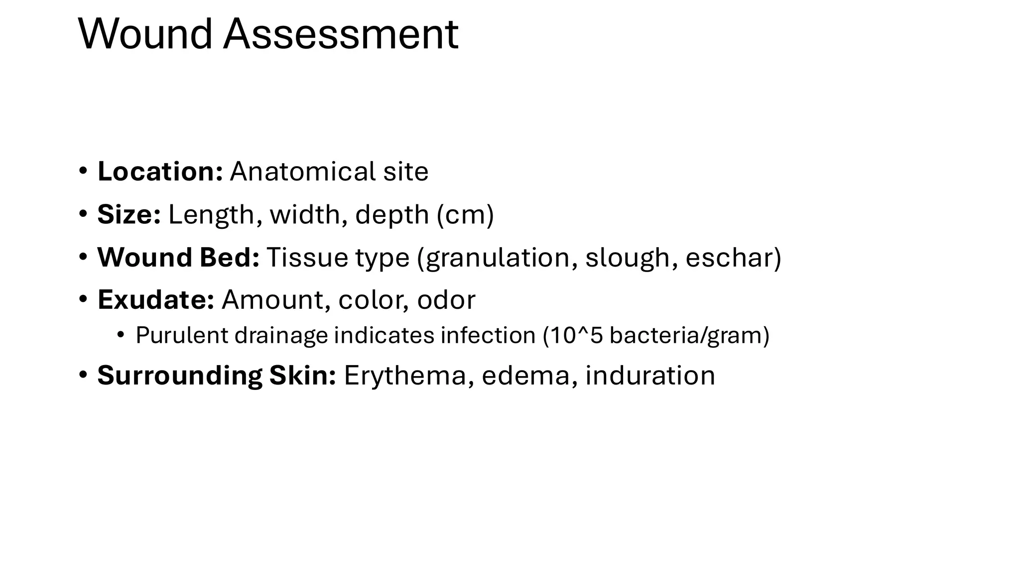 Wounds, Types of Wound, Stages of Wound Healing, etc PPT