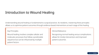 Principles of wound and wound healing in surgery.pptx