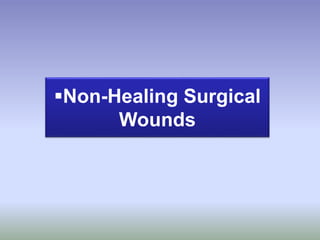 Non-Healing Surgical
Wounds
 