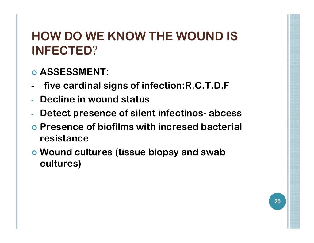 Wound care lectures