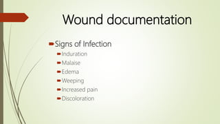 Wound documentation: anatomy & photography PPT