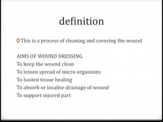 Surgical wound ppt | PPT