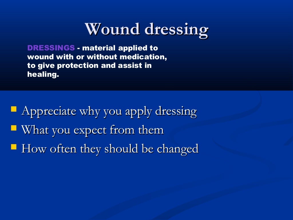 Wound dressing