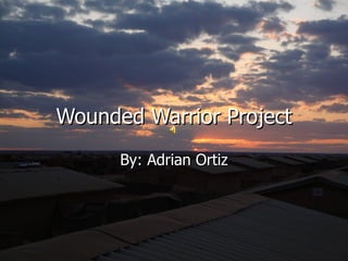 Wounded Warrior Project By: Adrian Ortiz 