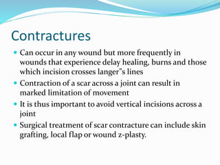 Scar Contraction Wound healing | PPTX