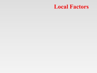 Local Factors
 