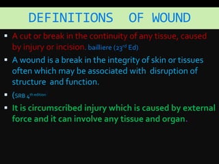 Break In Skin Wound healing. final yr 24 nov 23pptx.pptx